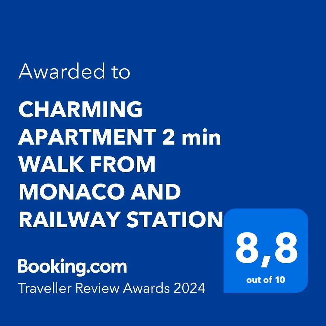 Charming Apartment 2 Min Walk From Monaco And Railway Station Beausoleil